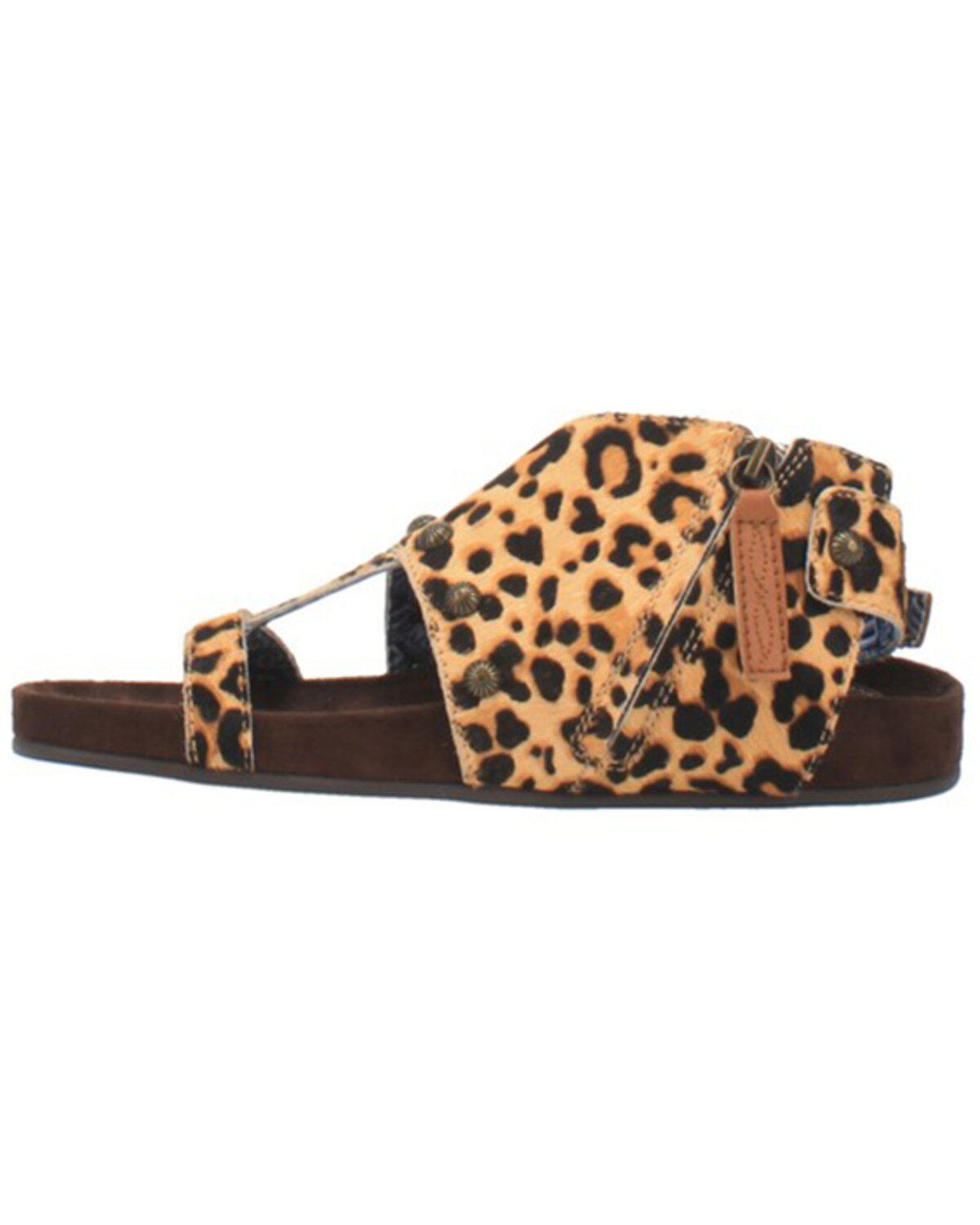 Dingo Women's Sage Brush Leopard Print Boho Sandals