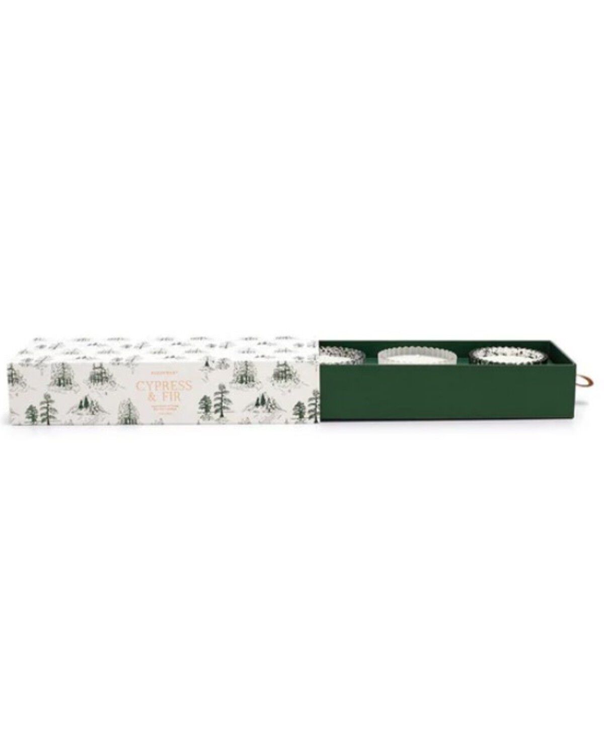 Paddywax 2oz Cypress and Fir Mercury Glass Gift Set - 3 Piece