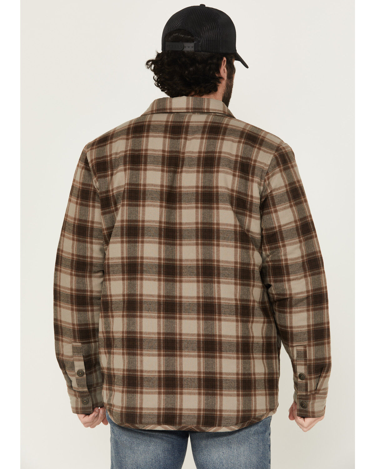 Brothers and Sons Men's Schefter Plaid Print Shirt Jacket