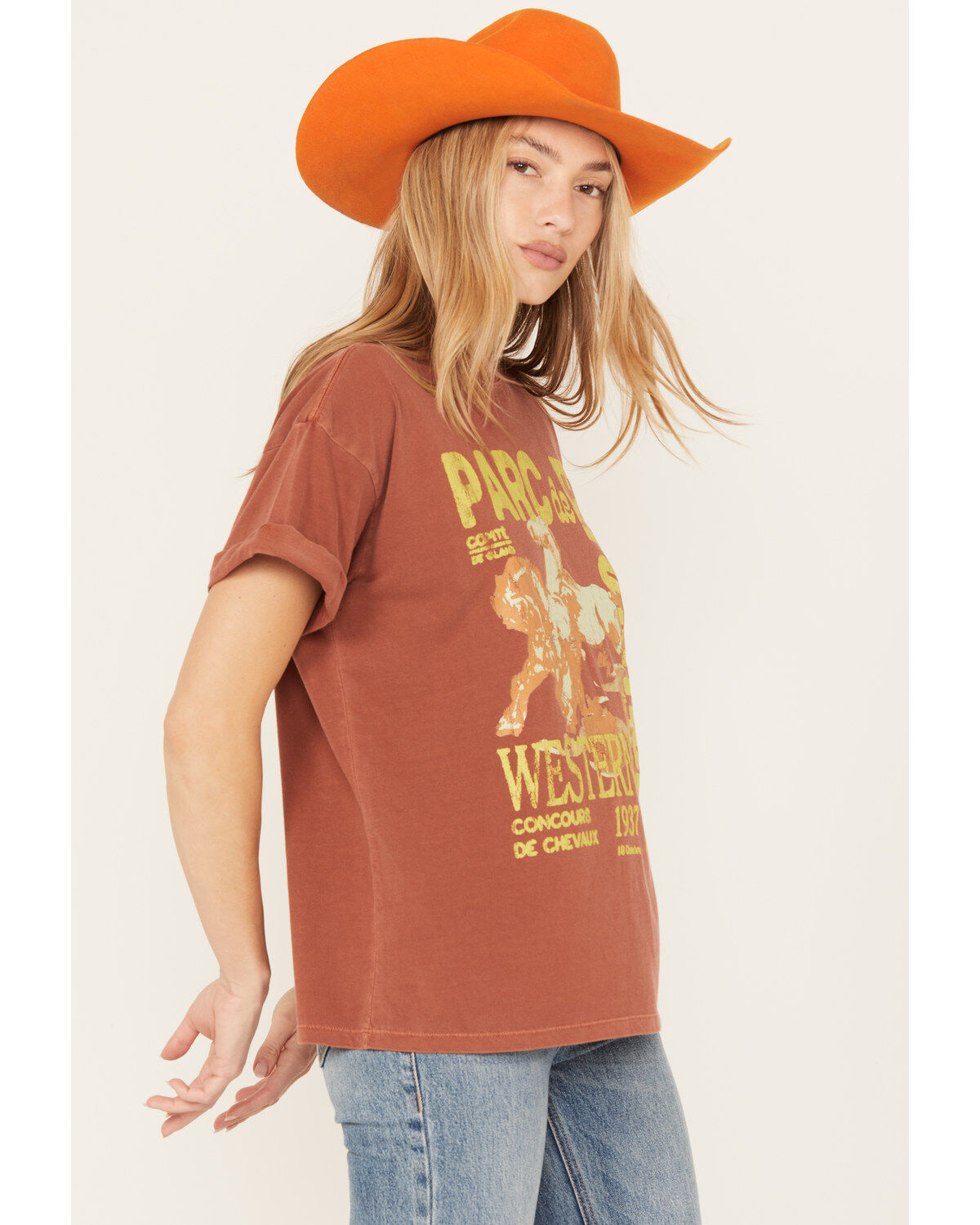 Girl Dangerous Women's French Western Boyfriend Graphic Tee