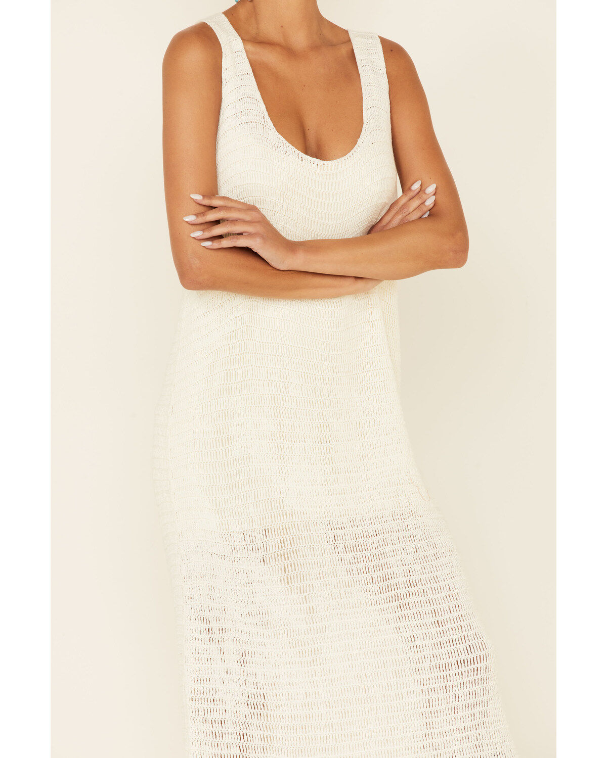 Show Me Your Mumu Women's Summerly Midi Crochet Dress