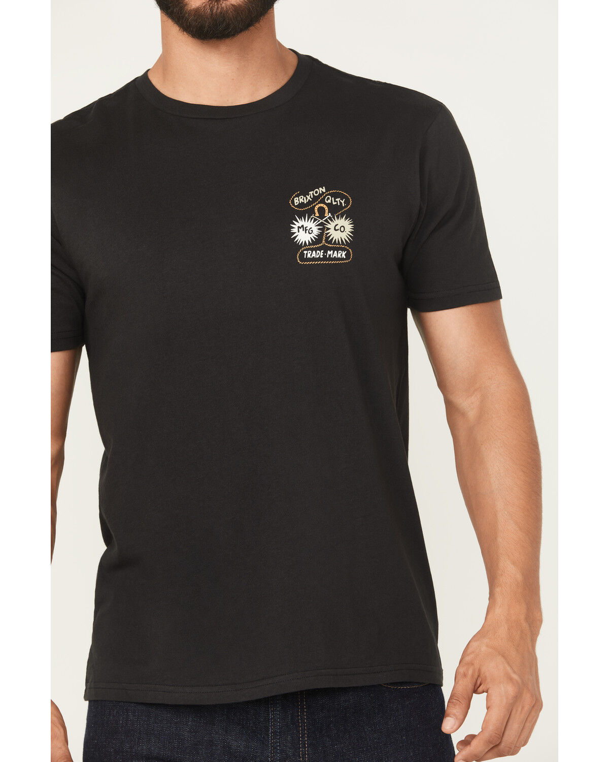 Brixton Men's Remo Logo Short Sleeve Graphic T-Shirt