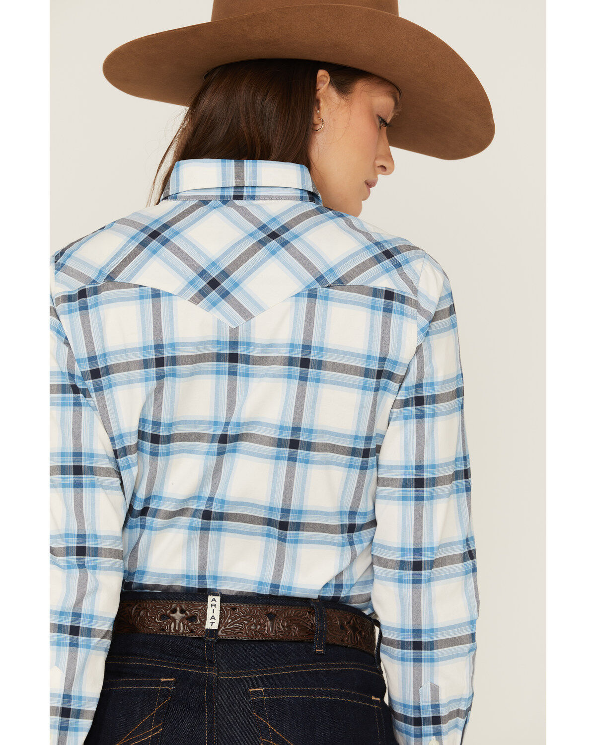 Kimes Ranch Women's Matadora Plaid Print Long Sleeve Western Snap Shirt