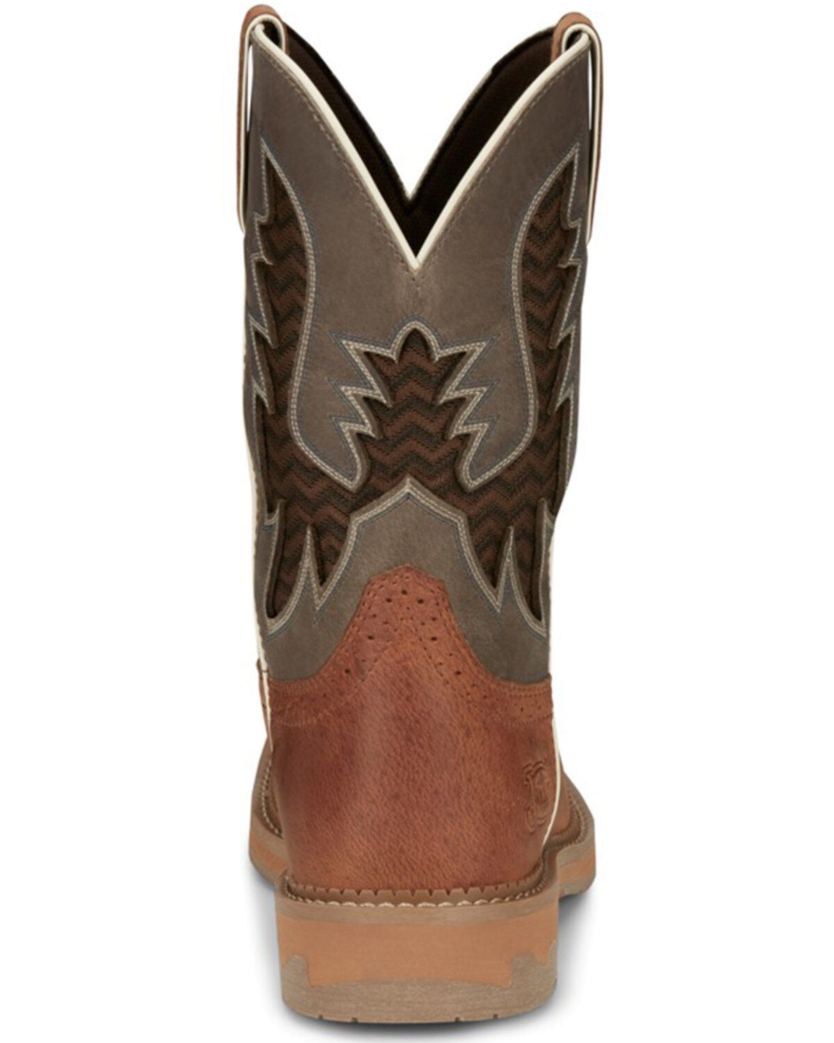 Justin Men's Stampede Bolt Pull On Western Work Boots - Nano Composite Toe