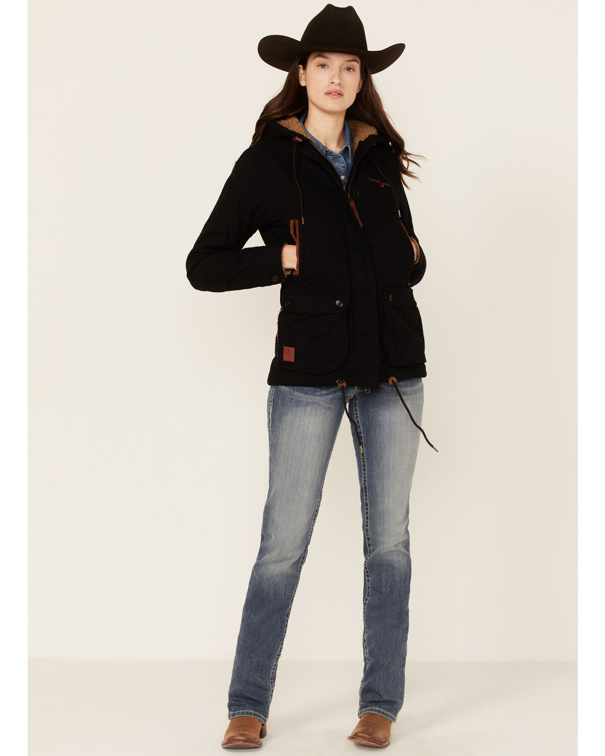 Kimes Ranch Women's All-Weather Anorak Sherpa-Lined Jacket