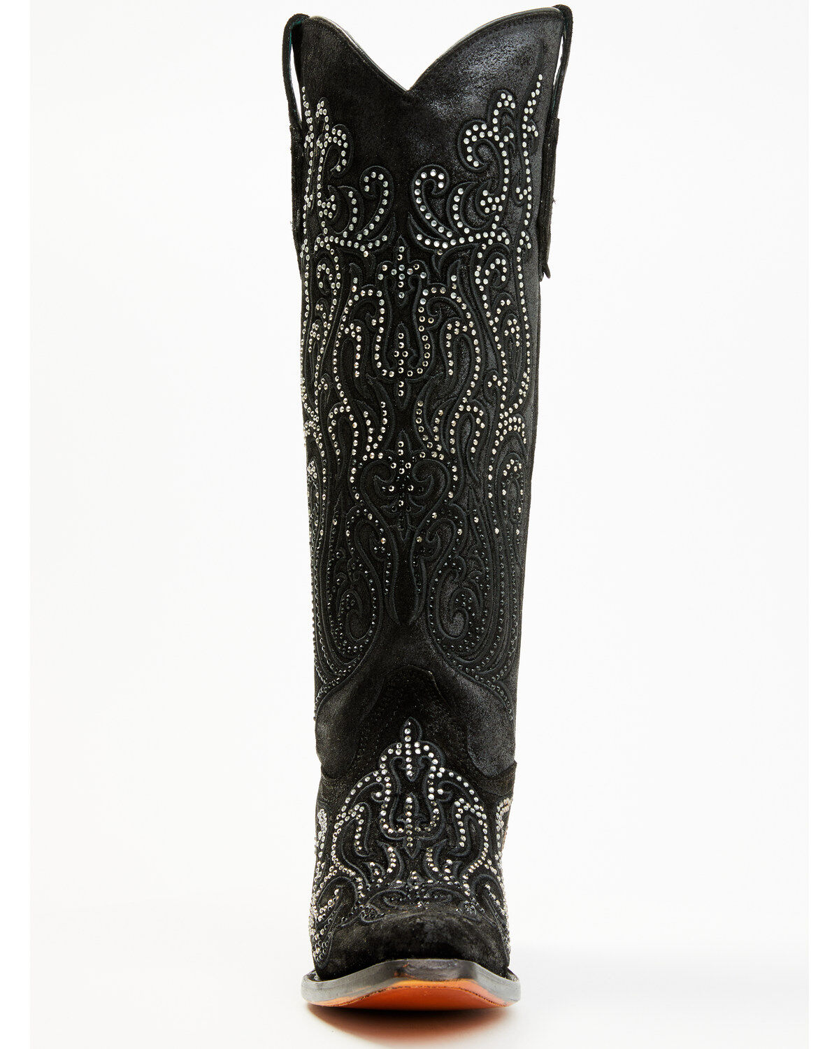 Corral Women's Crystal Embroidered Tall Western Boots - Snip Toe