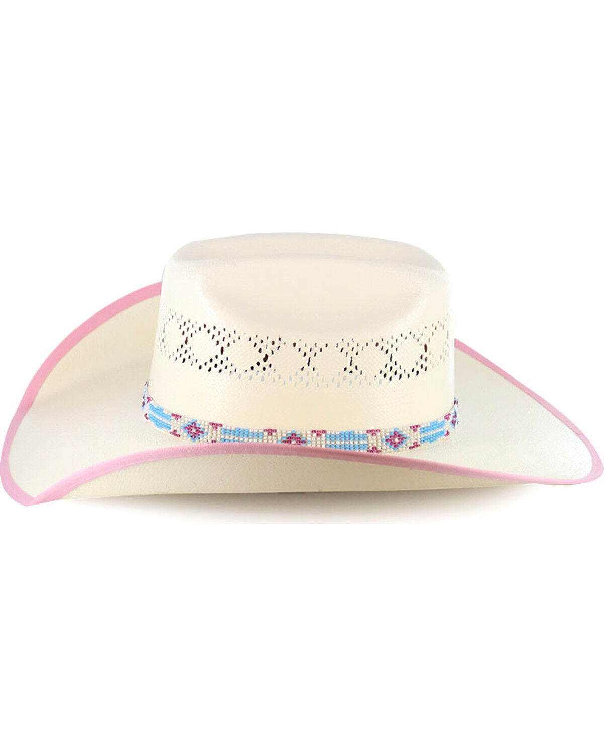 Charlie 1 Horse Girls' Gracie Straw Cowboy Hat