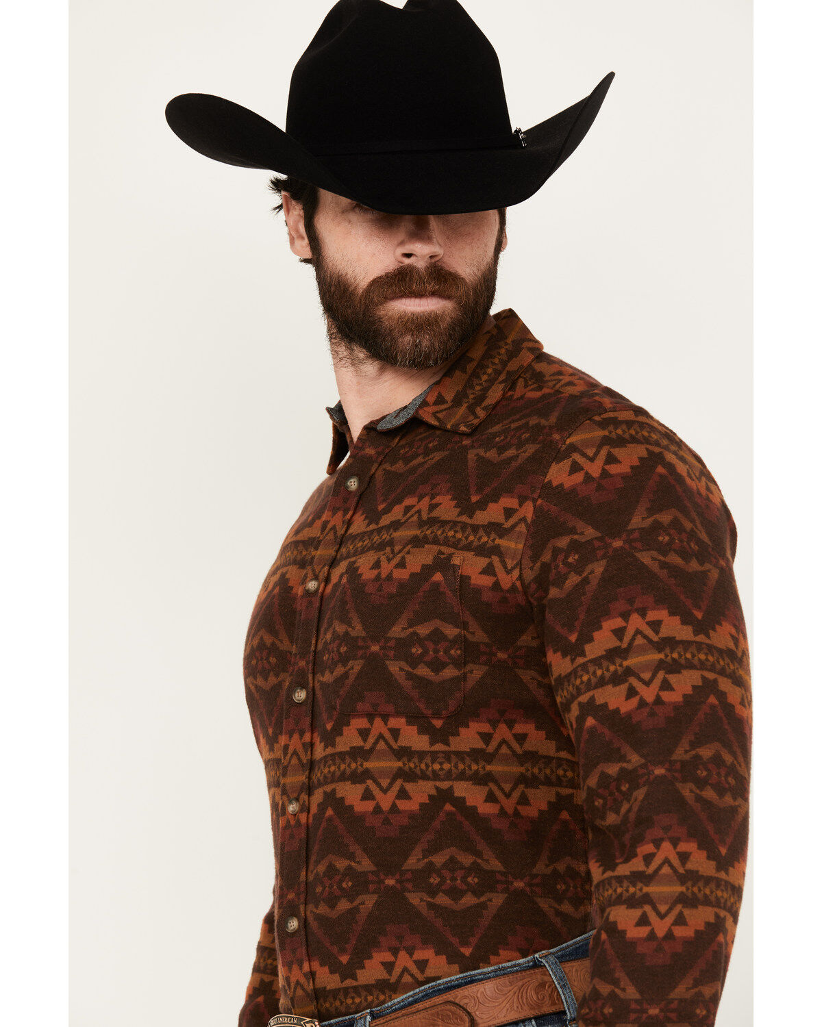 Pendleton Men's Marshall Printed Long Sleeve Button-Down Shirt