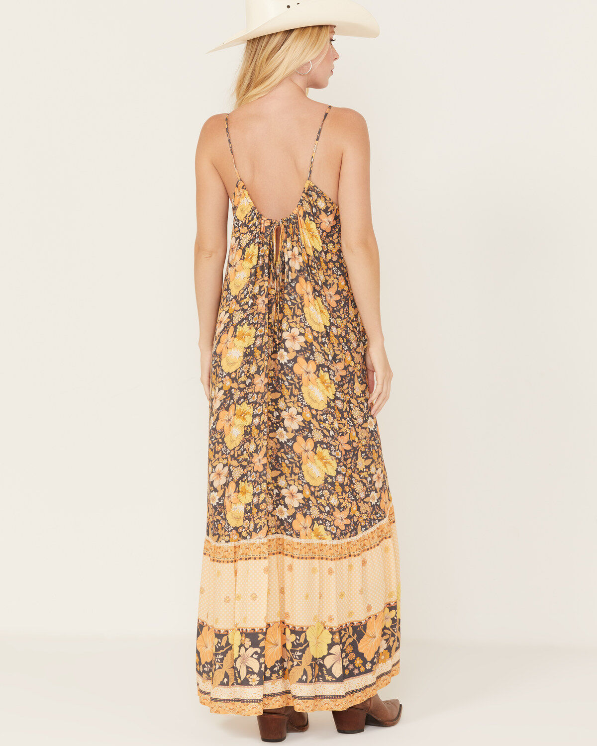 Spell Women's Hibiscus Lane Strappy Maxi Dress