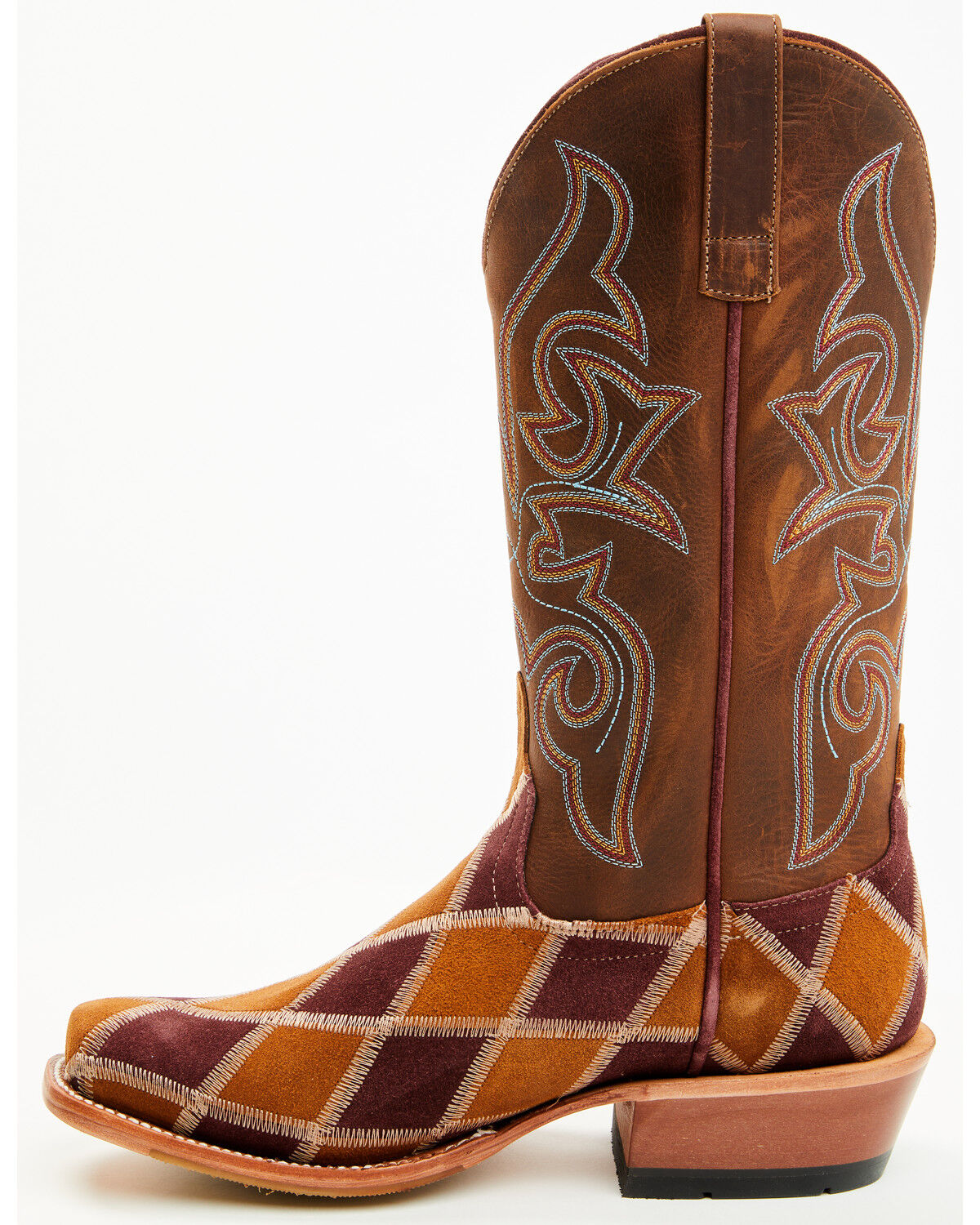Horse Power Men's Patchwork Western Boots - Square Toe