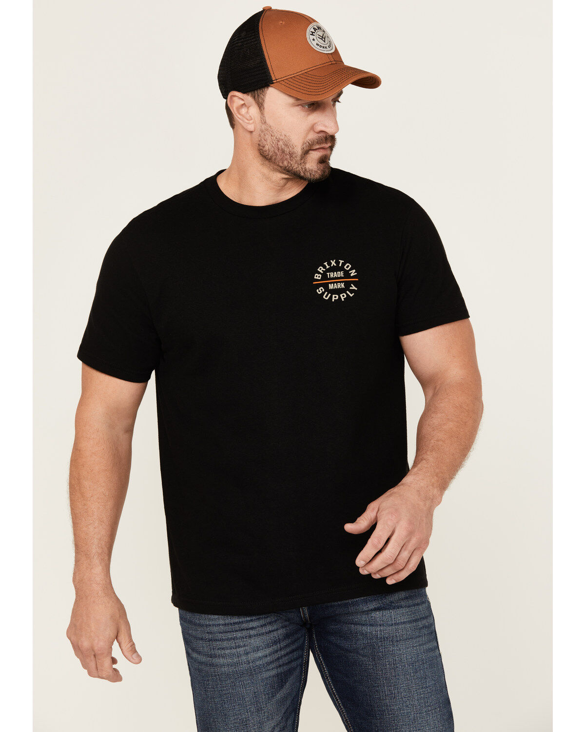Brixton Men's Oath Logo Short Sleeve Graphic T-Shirt