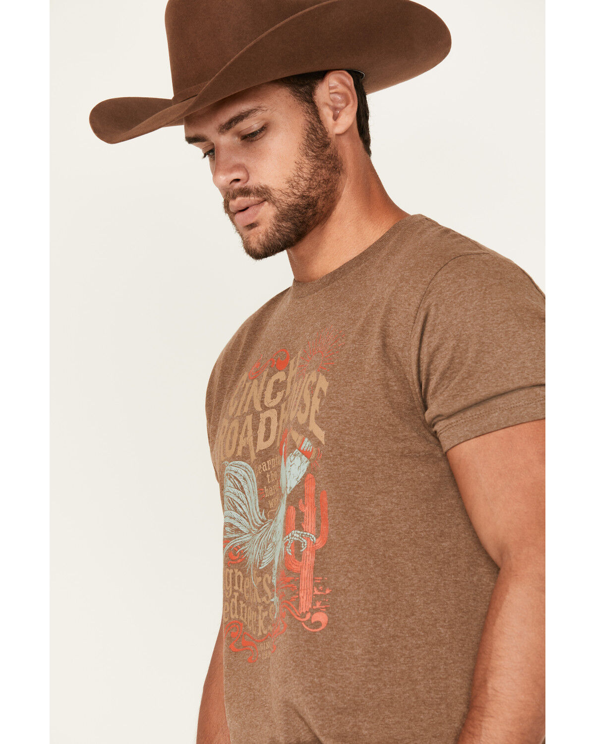 Cinch Men's Roadhouse Rooster Short Sleeve Graphic T-Shirt