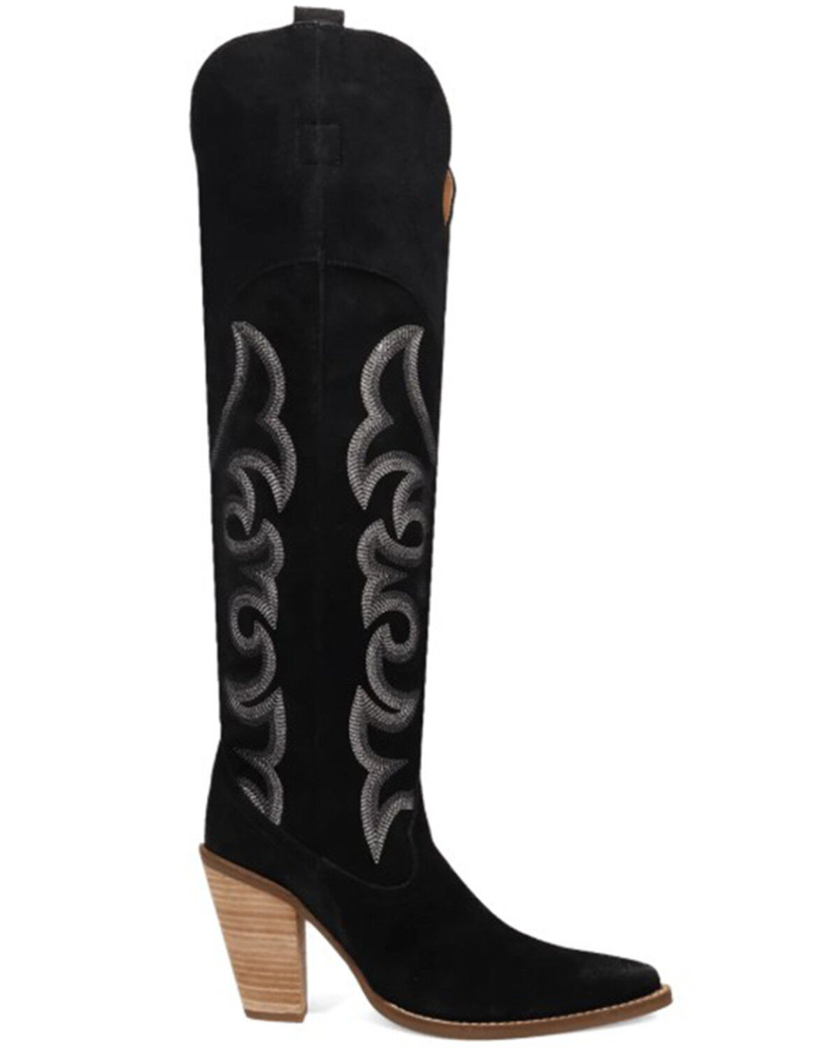 Dingo Women's Primadonna Suede Tall Western Boots - Round Toe