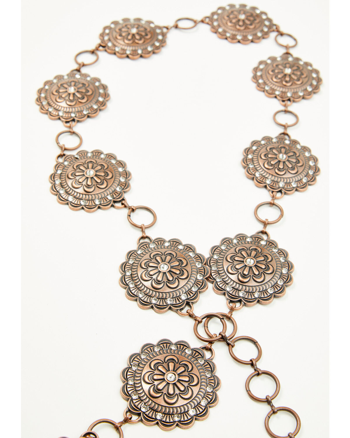Shyanne Women's Floral Medallion Chain Belt