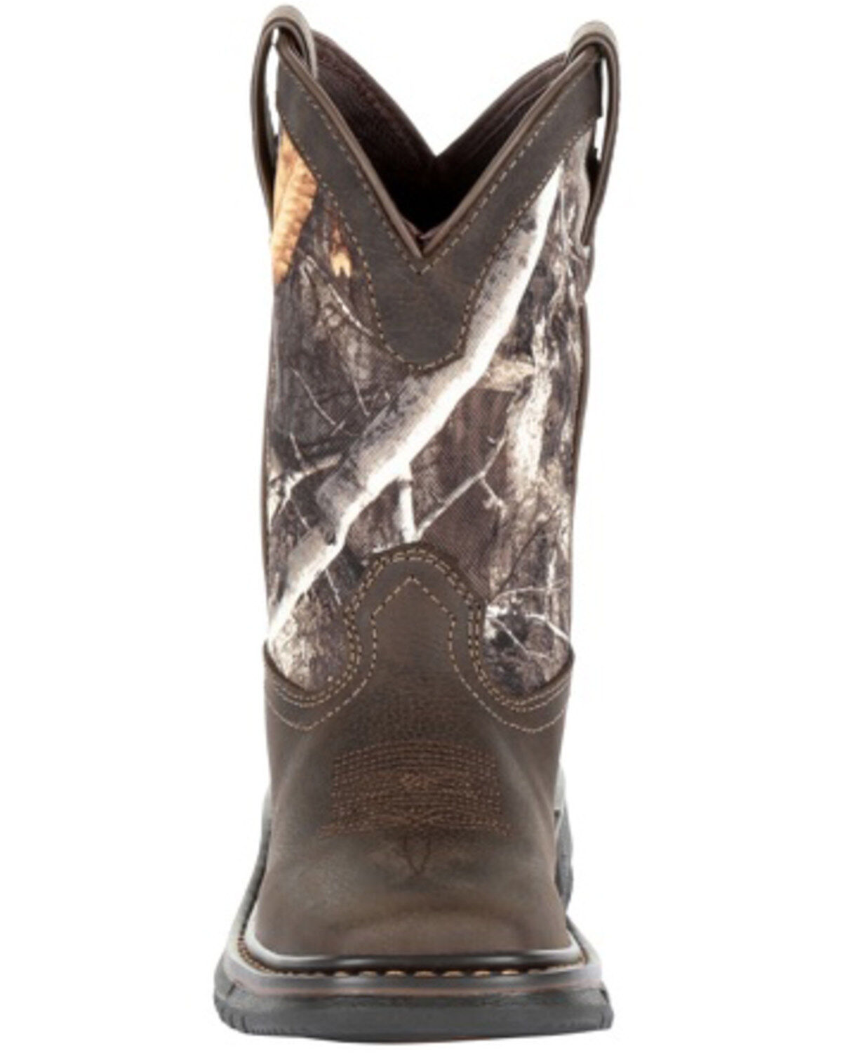 Rocky Boys' Big Kid Ride FLX Waterproof Western Work Boots - Soft Toe