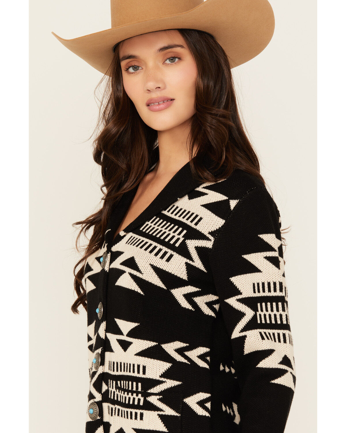 Cotton & Rye Women's Southwestern Print Cardigan