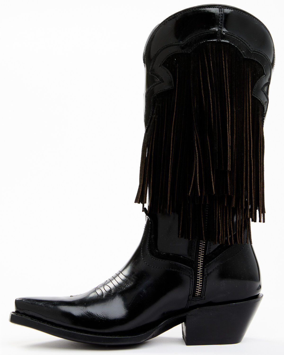 Idyllwind Women's Trooper Fringe Shiny Western Boots - Snip Toe