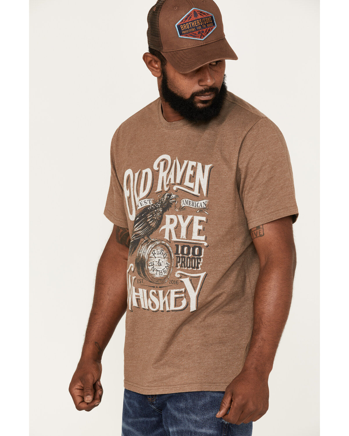 Flag & Anthem Old Raven Whiskey Graphic T-Shirt