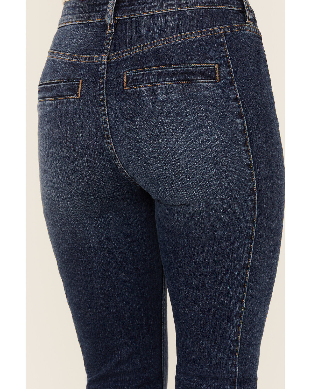 Shyanne Women's Dark Wash Delaney Flare Stretch Denim Jeans