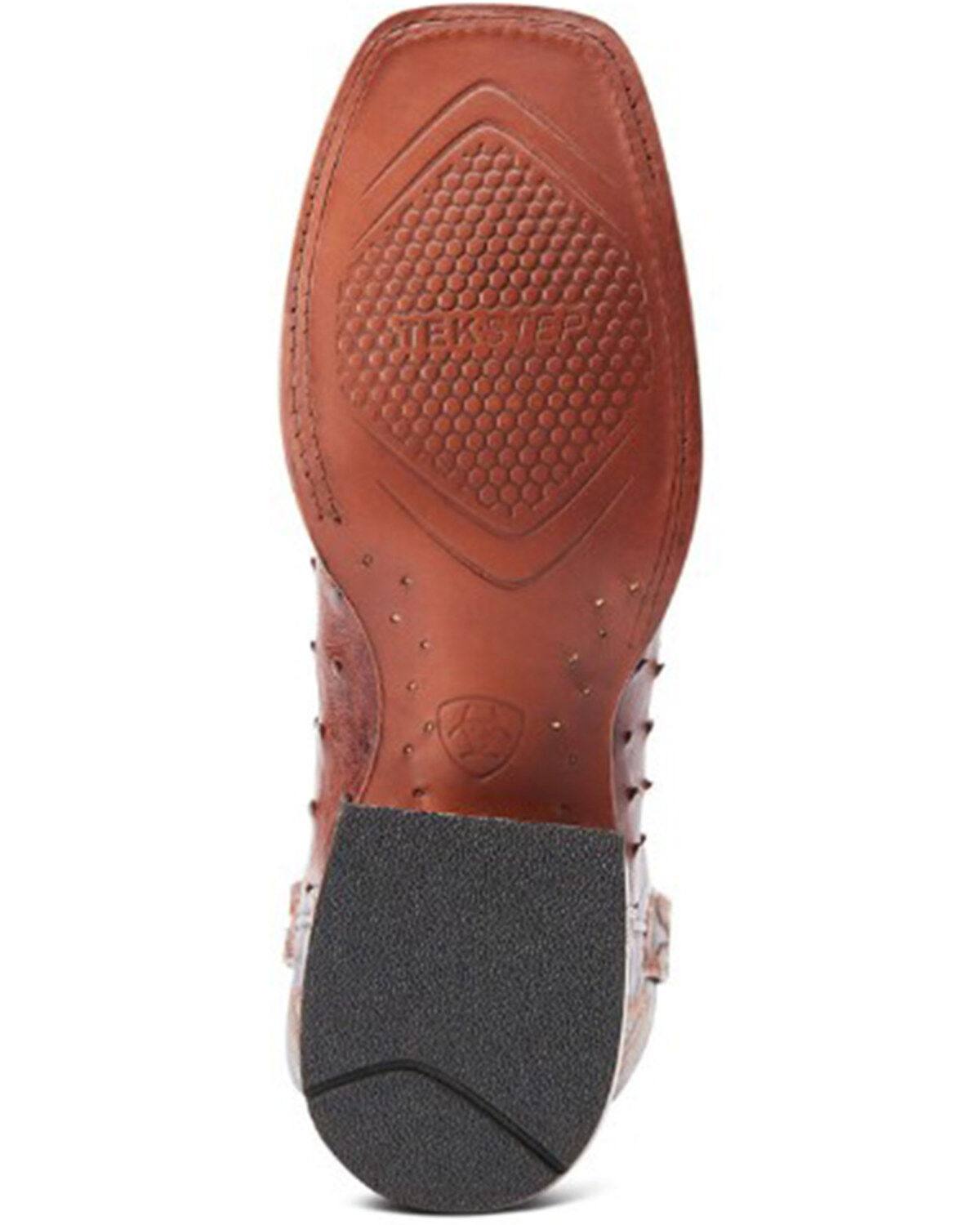 Ariat Men's Broncy Exotic Full Quill Ostrich Western Boots - Broad Square Toe