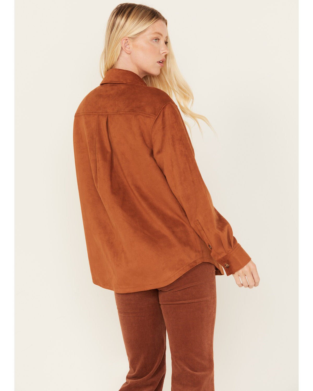 Cleo + Wolf Women's Faux Suede Shacket