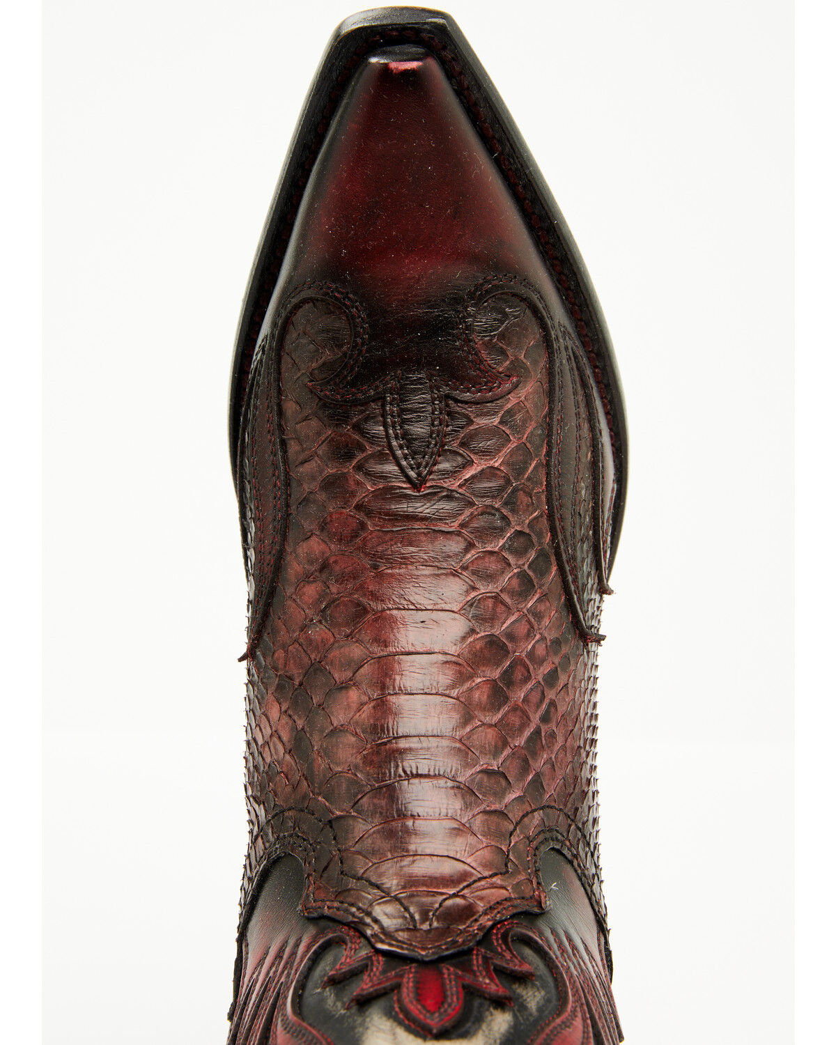 Corral Men's Exotic Python Studded Short Western Boots - Snip Toe