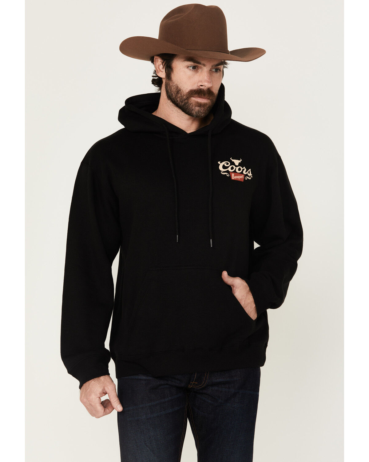 Coors Men's Boot Barn Exclusive Coors Rodeo Steer Head Hooded Sweatshirt