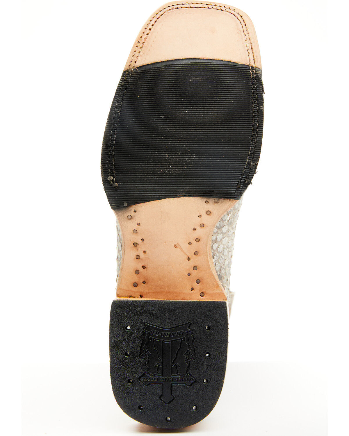 Tanner Mark Men's Exotic Python Western Boots - Broad Square Toe