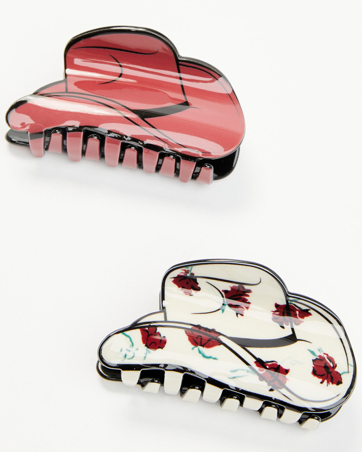 Idyllwind Women's Carissa Rose Hat Hair Clip Set - 2 Piece