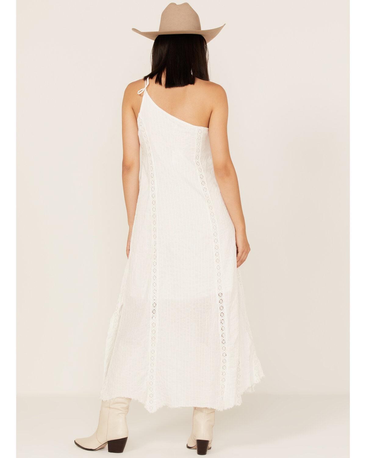 Free People Bella One-Shoulder Midi Dress