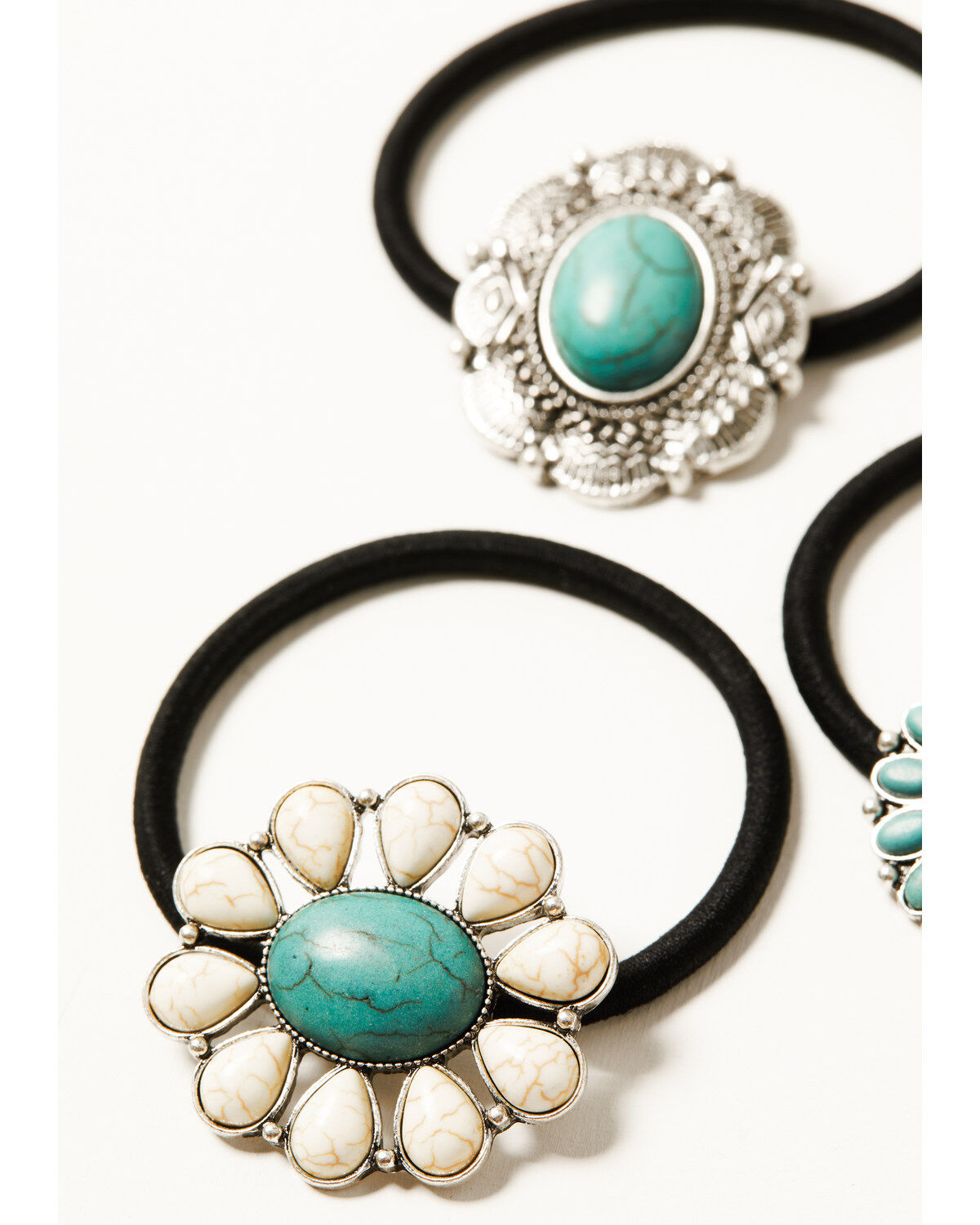 Shyanne Women's Concho Hair Tie Set - 5 Piece