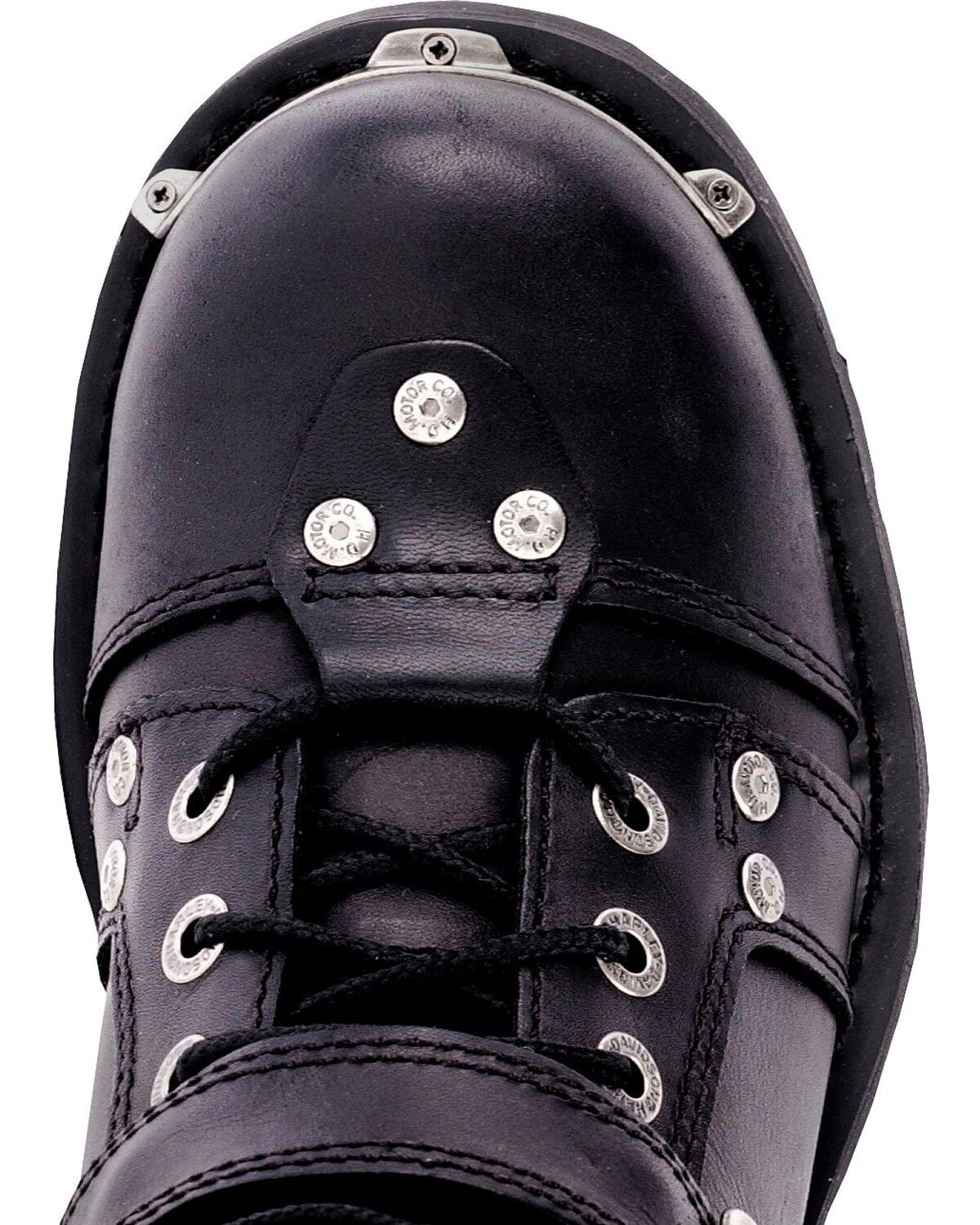 Harley Davidson Brake Buckle Motorcycle Boots - Round Toe