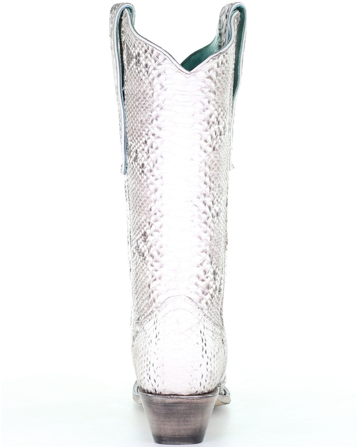 Corral Women's Natural Exotic Python Boots - Snip Toe