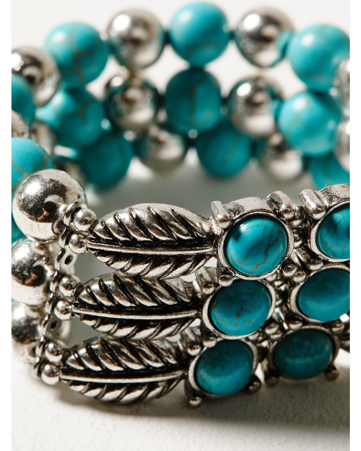 Shyanne Women's Desert Charm Beaded Stretch Bracelet