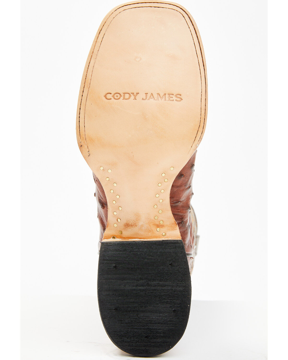 Cody James Men's Exotic Full Quill Ostrich Western Boots - Broad Square Toe