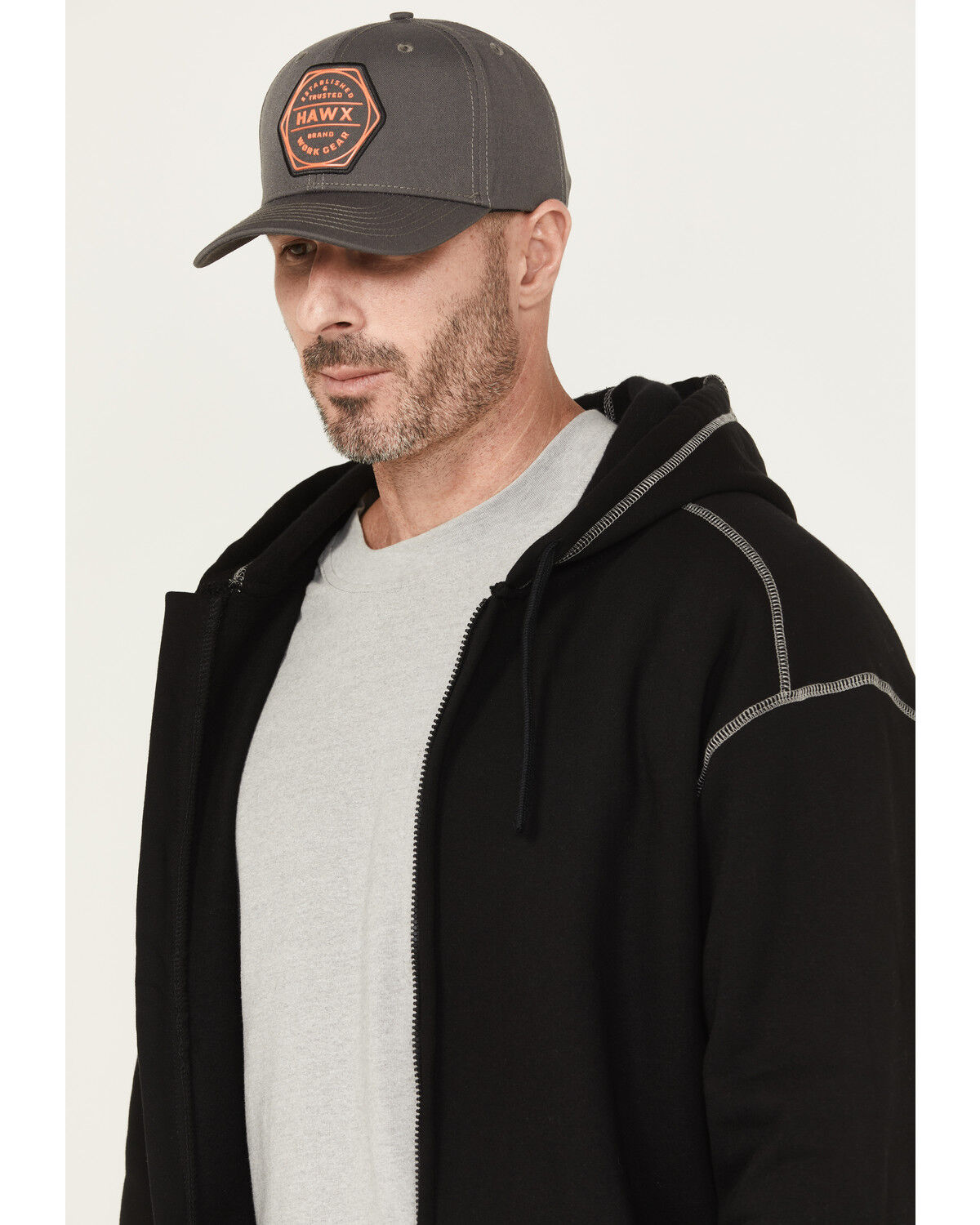 Forge Workwear Men's FR Zip Hooded Sweatshirt