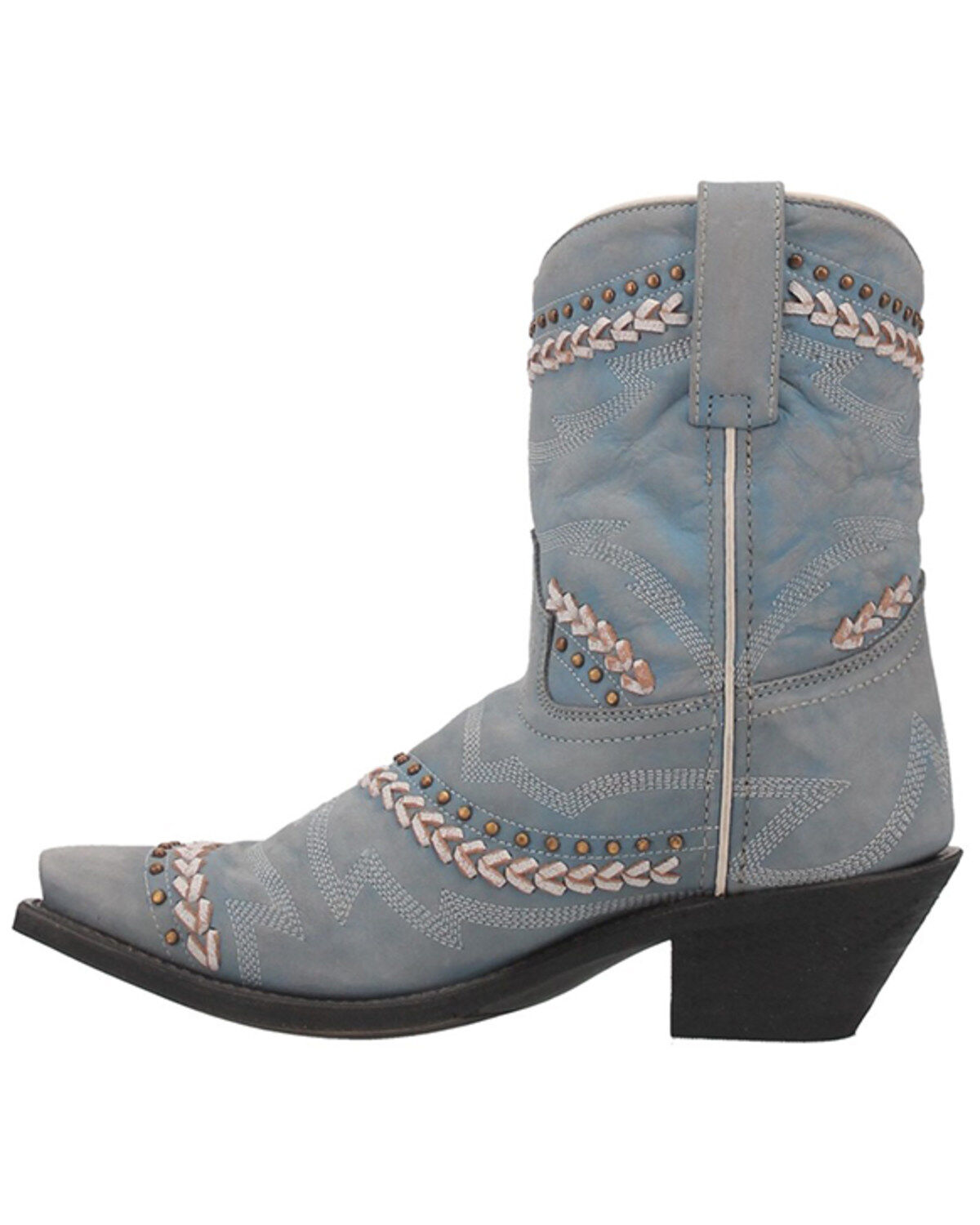Laredo Women's Fancy Leather Western Boot - Snip Toe