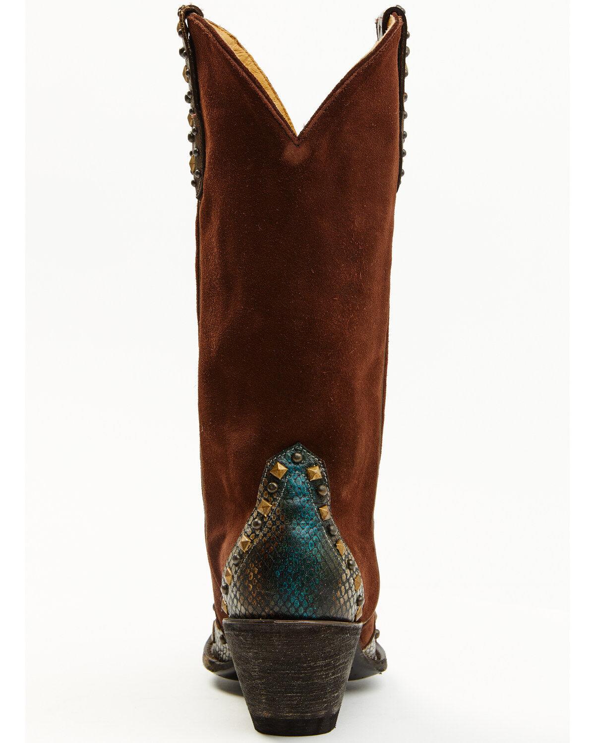 Idyllwind Women's Leap Snake Suede Leather Western Boots - Snip Toe