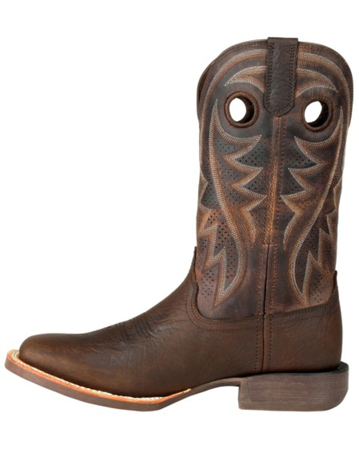 Durango Men's Brown Rebel Pro Ventilated Western Performance Boots - Square Toe