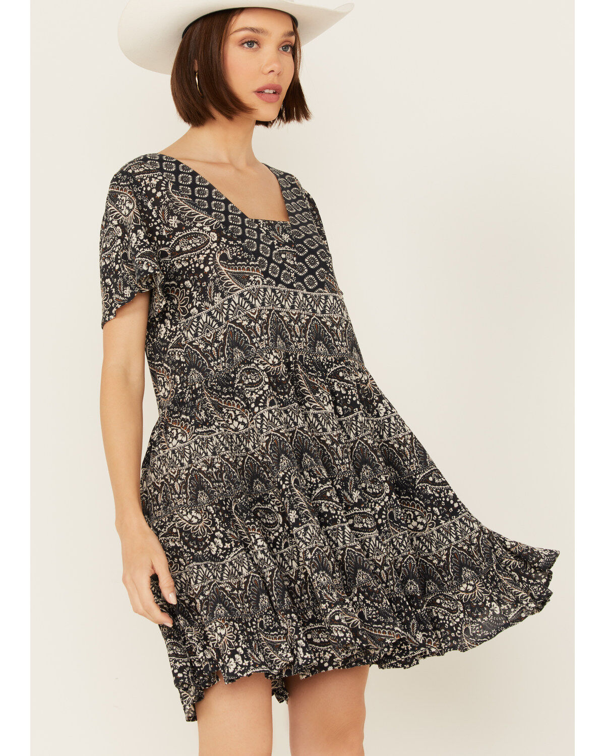 Bila Women's Toluca Short Sleeve Mini Dress