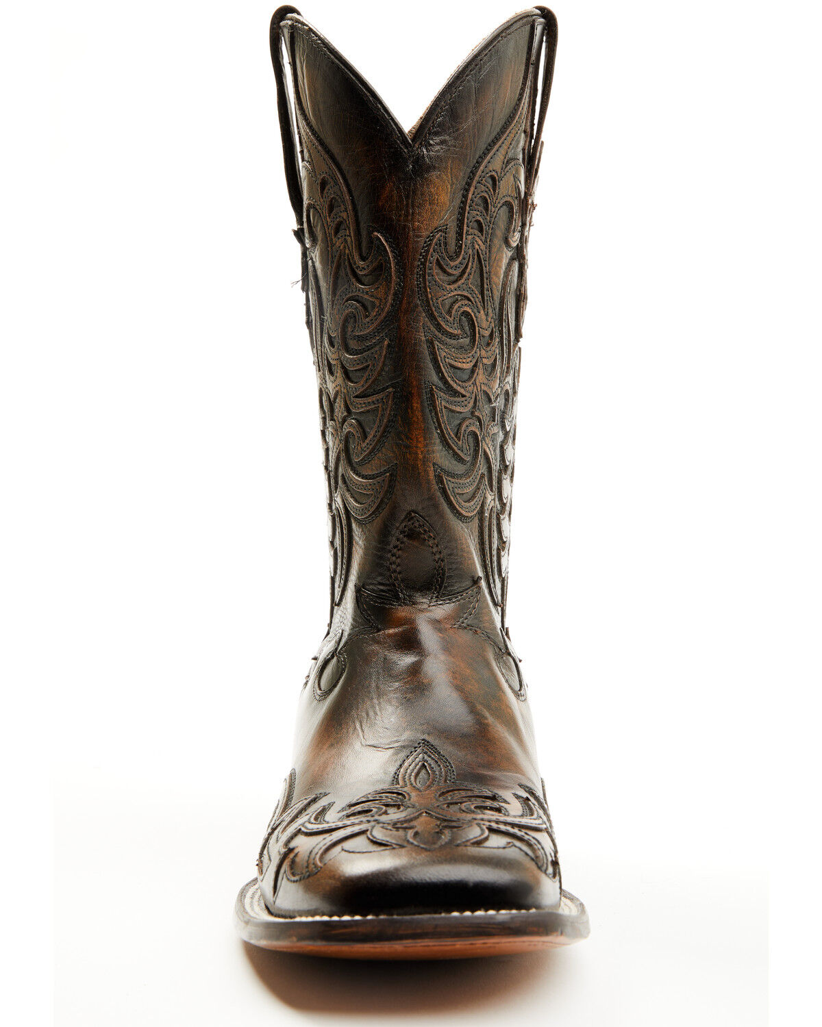 Corral Men's Overlay Embroidered Western Boots - Broad Square Toe