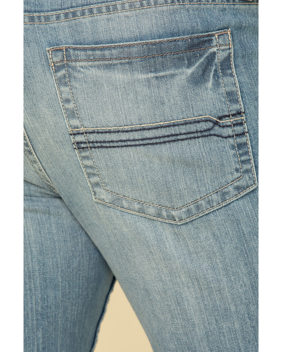 Cody James Men's Hamshackle Light Wash Relaxed Bootcut Stretch Denim Jeans