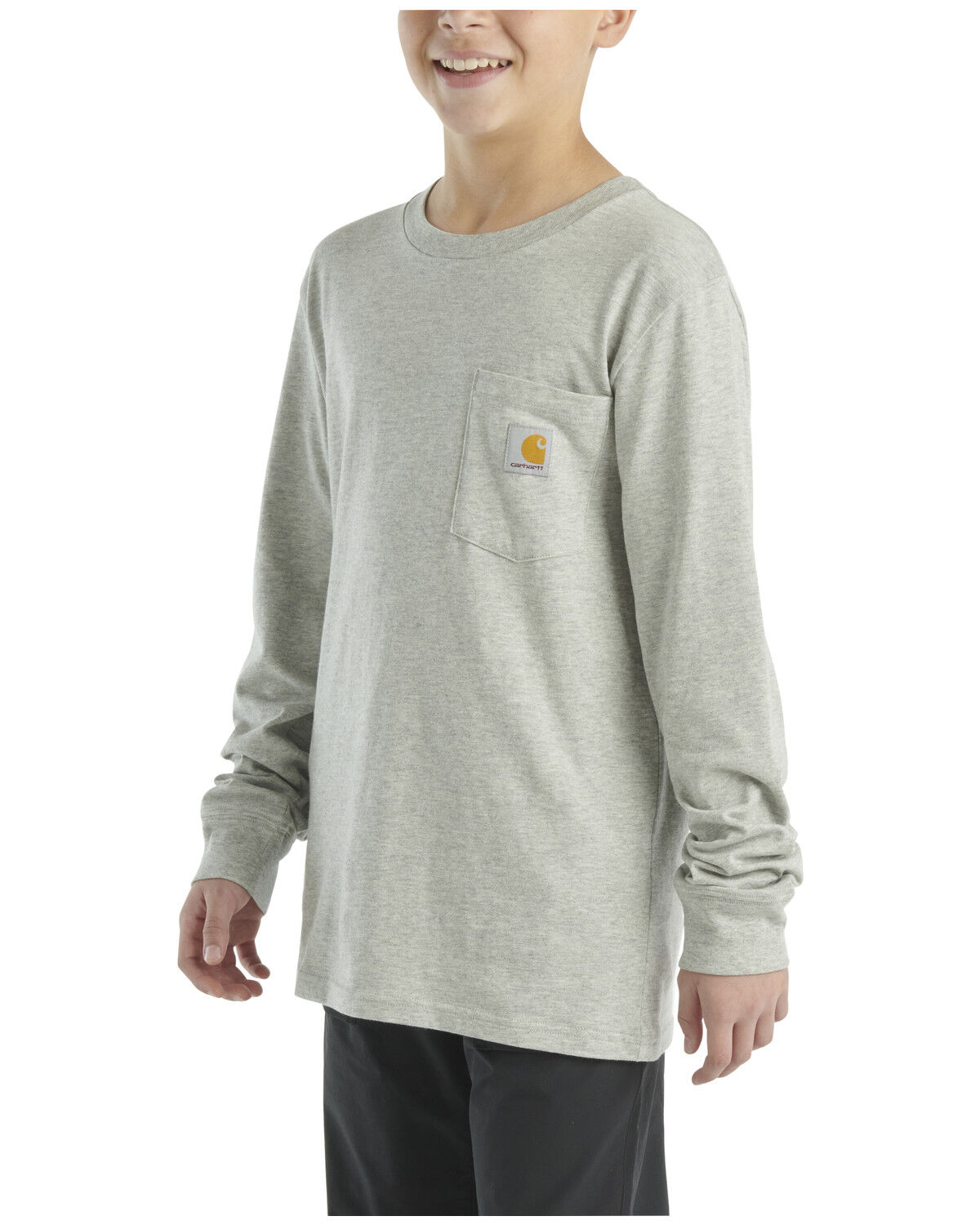 Carhartt Little Boys' Dog Logo Long Sleeve Graphic Shirt