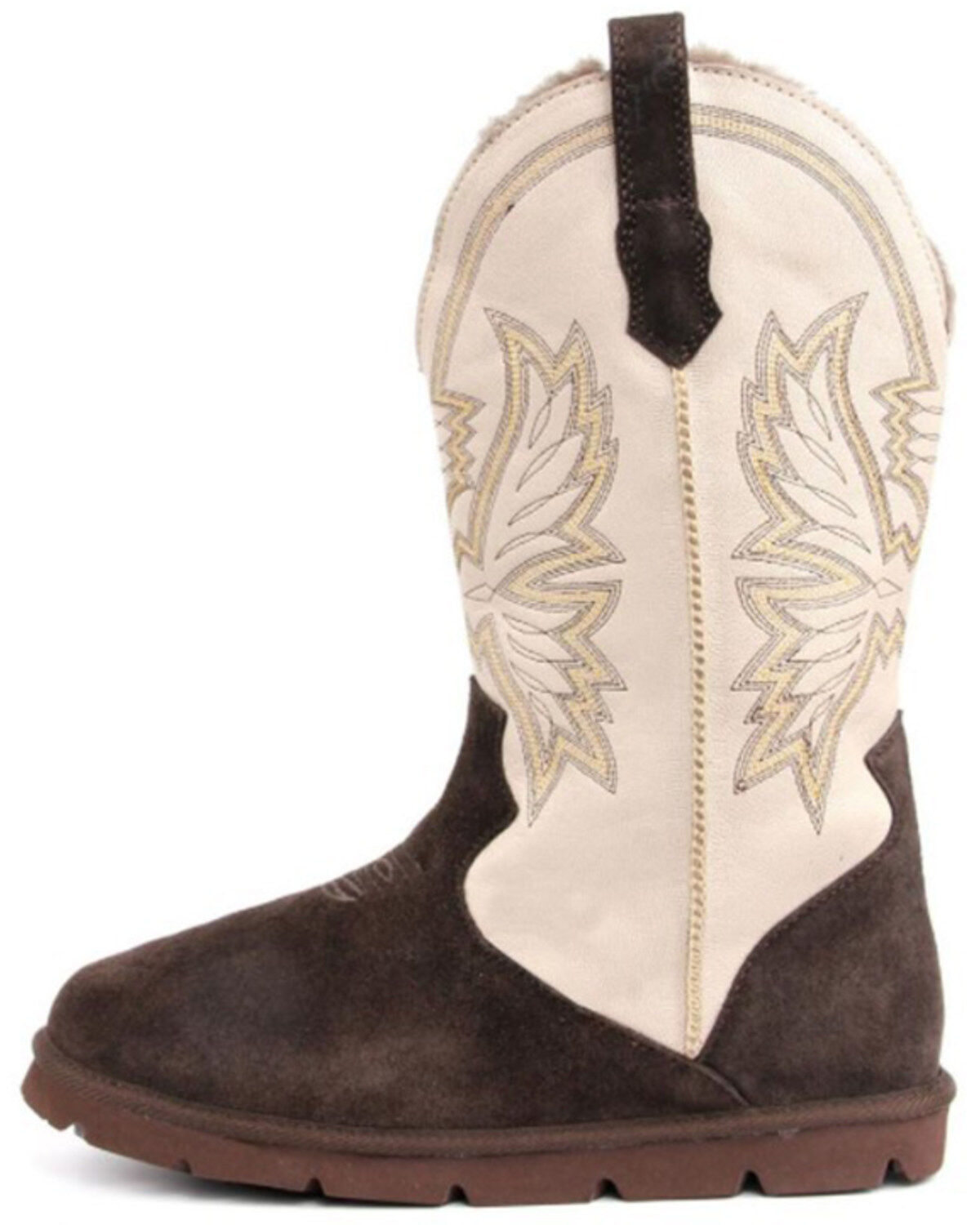 Superlamb Men's All Suede Western Boots - Round Toe