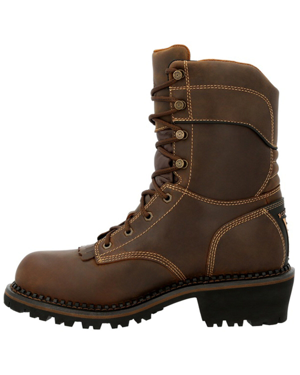 Georgia Boot Men's 9" AMP LT Logger Insulated Waterproof Work Boots - Composite Toe
