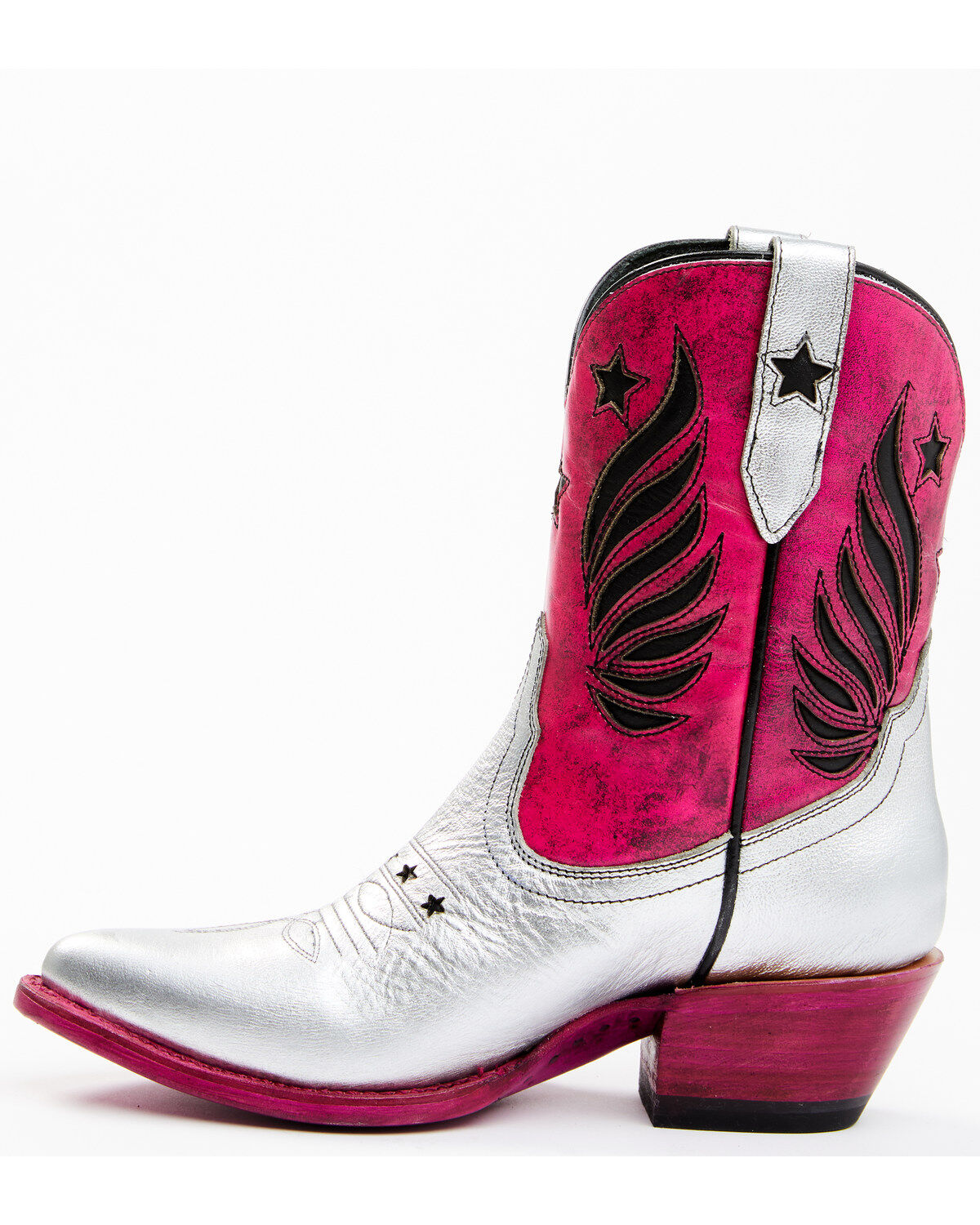Idyllwind Women's Metallic Star Inlay Roadie Western Booties - Round Toe