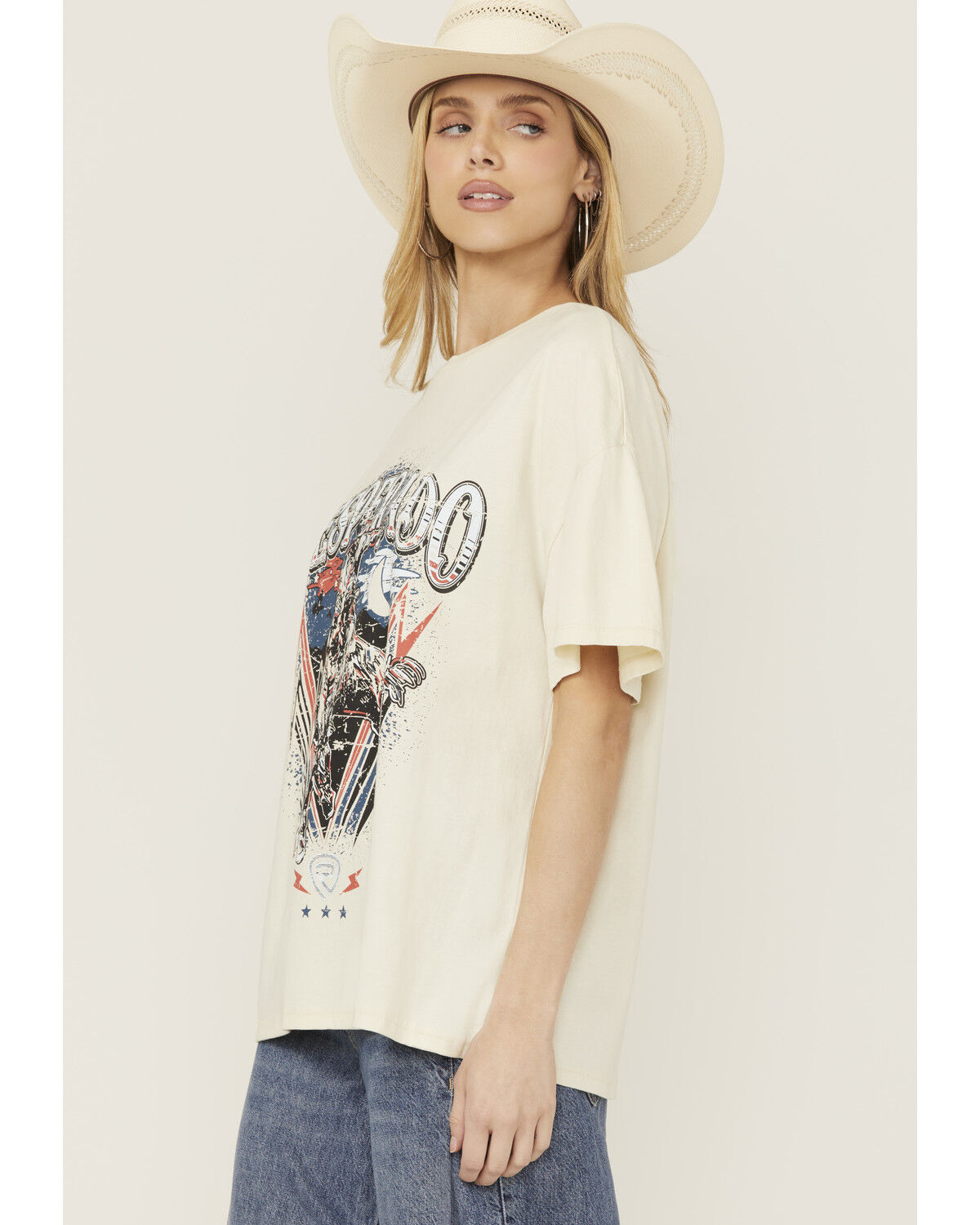 Rock & Roll Denim Women's Desperado Short Sleeve Graphic Tee
