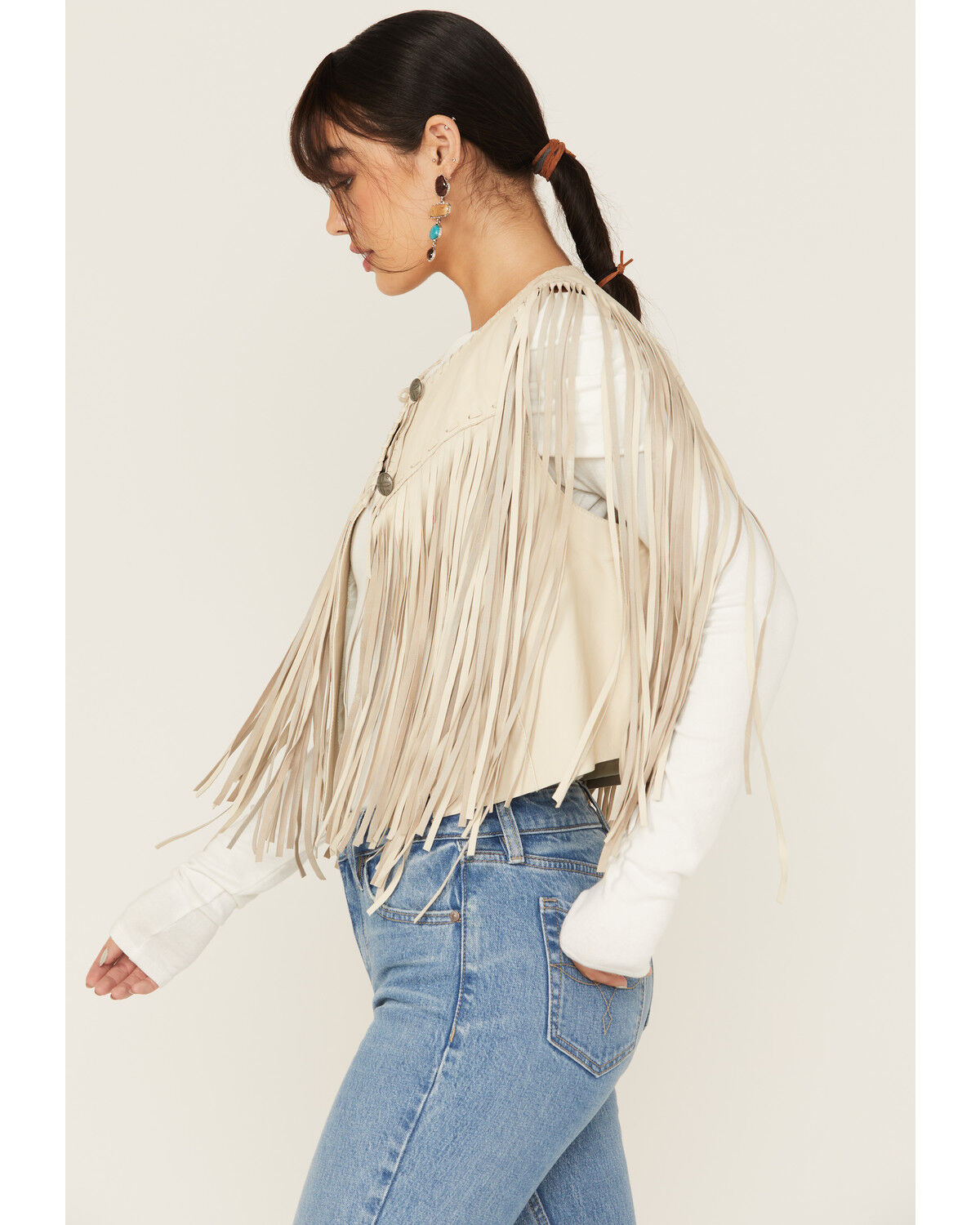 Double D Ranch Women's Sonora Leather Vest