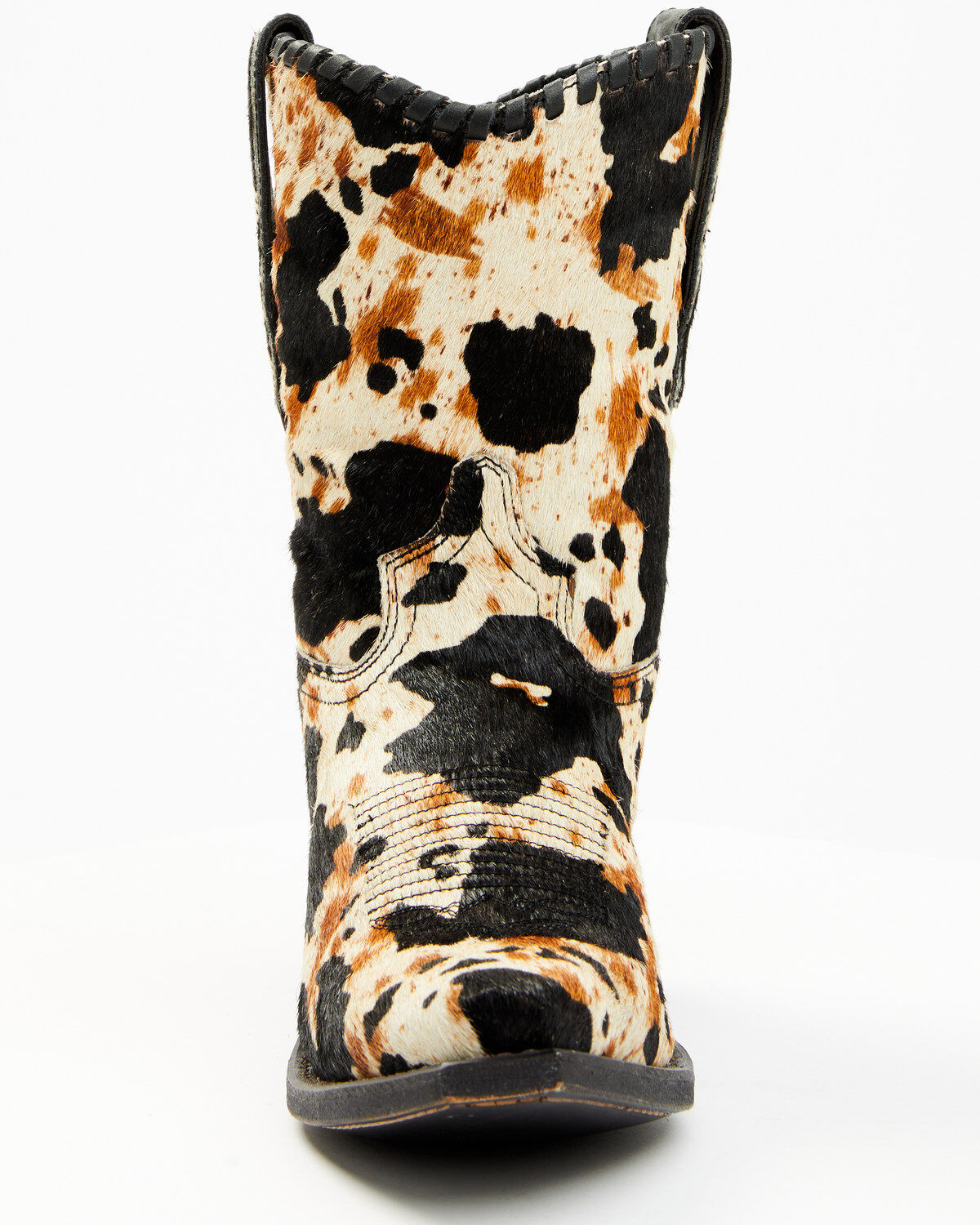 Laredo Women's Carleigh Hair On Hide Western Fashion Booties - Snip Toe