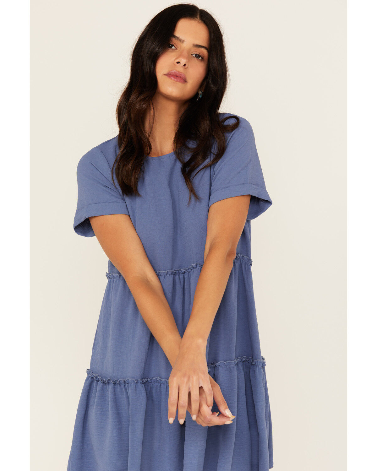 Originality Women's Tiered Mini Dress